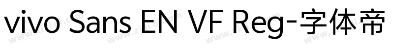 vivo Sans EN VF Reg字体转换